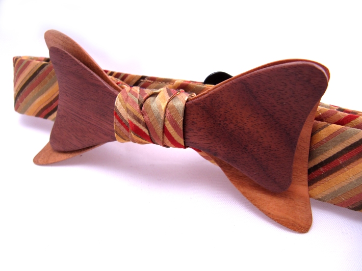 Ella Bing wood bow tie